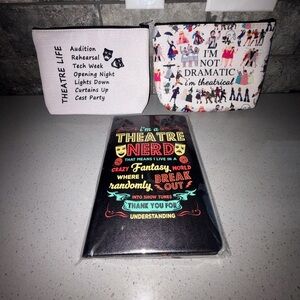 Theatre-Themed Pouch Set